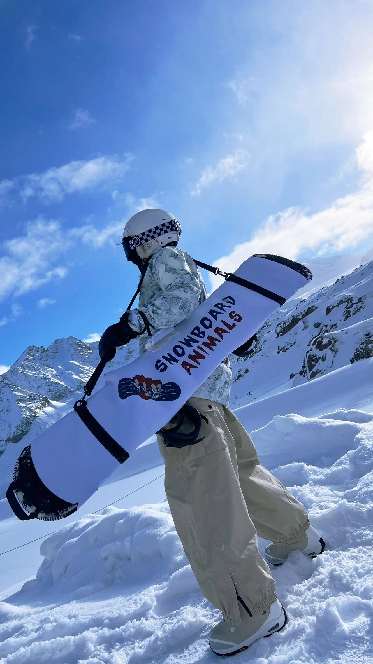 Animals Snowboard Protect Corver